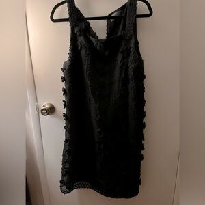 EUC black Pom Pom dress.